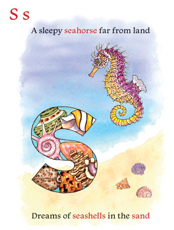 S is for Seahorse and Seashells