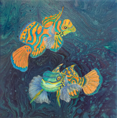 Mandarin fish by Lucy Arnold