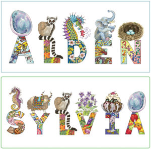 Lucy's Letters customized names