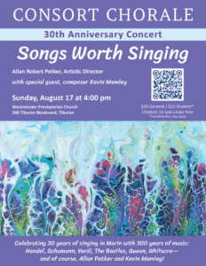 Consort Chorale flyer 2025