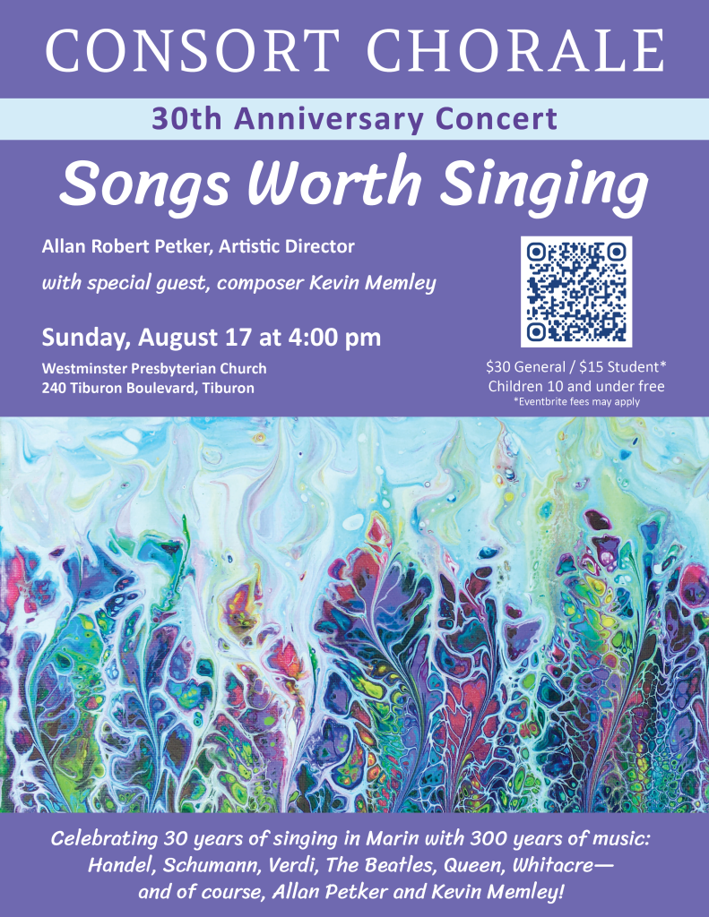 Consort Chorale flyer 2025